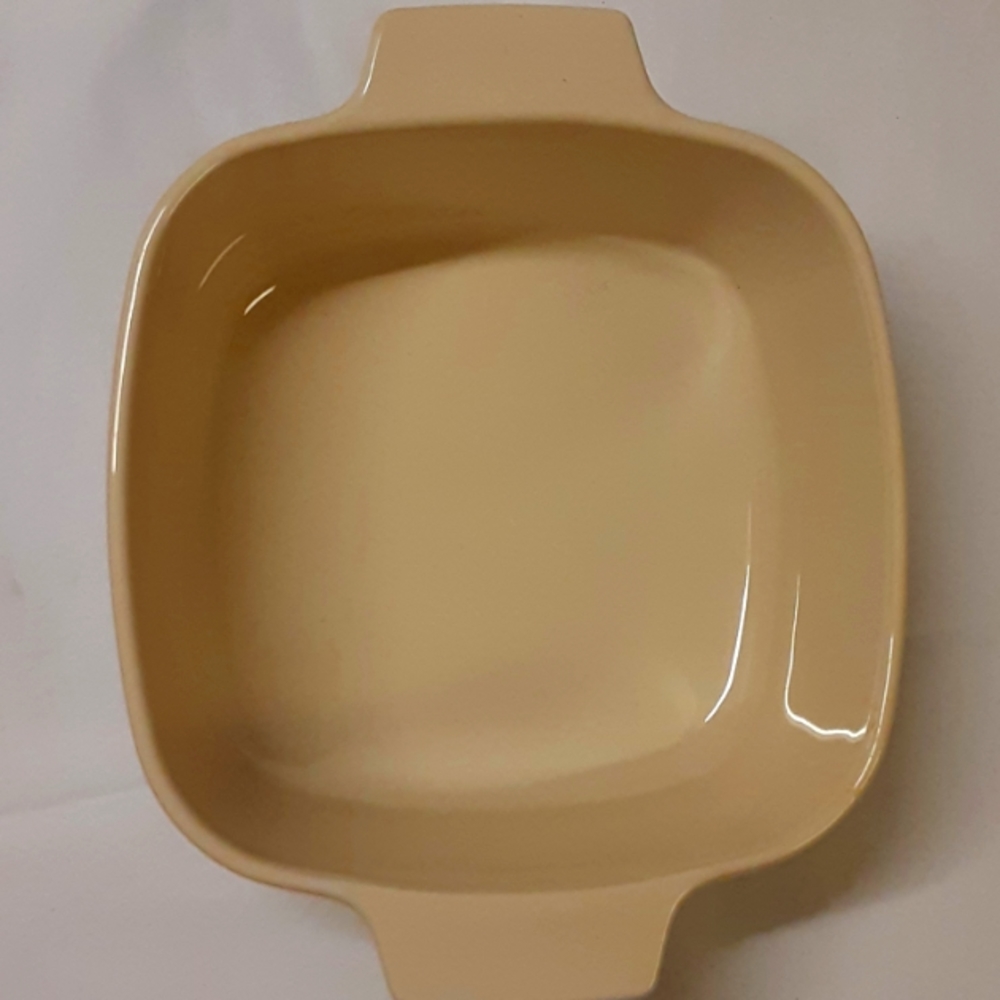 Corningware Wildflower on cream 1.5 qt ceramic casserole w lid Like new unusual - Picture 3 of 7